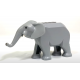 LEGO elefánt nagyméretű, világosszürke (elephant2c02)