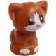 LEGO macska cica kiscica (Friends), sötét narancssárga (74618)