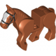 LEGO ló mozgatható lábakkal, sötét narancssárga (10509)