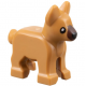 LEGO kutya kölyök németjuhász (rendőrkutya), középsötét testszínű (101352)