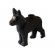 LEGO kutya németjuhász mintával (égi kutya), fekete (67725)
