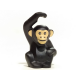 LEGO majom csimpánz világos testszínű arccal, fekete (1337)