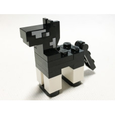 LEGO Minecraft csikó, fekete (minehorse05)