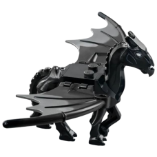 LEGO csontvázló szárnyakkal thesztrál (Harry Potter), fekete (thestral03)