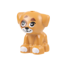 LEGO kutya kiskutya (Friends), középsötét testszínű (101200)