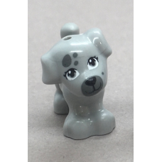 LEGO kutya mintás arccal (Friends), világosszürke (84042)