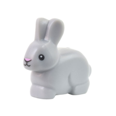 LEGO nyúl nyuszi, világosszürke (68554)