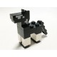 LEGO Minecraft csikó, fekete (minehorse05)