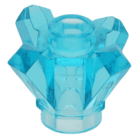 LEGO ásvány 1×1, átlátszó világoskék (11127)