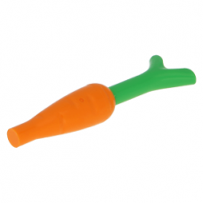 LEGO sárgarépa szárral, narancssárga-világoszöld (33172c01)  --- Debrecenben raktáron!